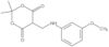 1,3-Dioxane-4,6-dione, 5-[[(3-methoxyphenyl)amino]methyl]-2,2-dimethyl-