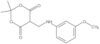 5-[(3-Methoxyphenyl)amino]methyl-2,2-dimethyl-1,3-dioxan-4,6-dion