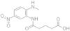 5-[2-(methylamino)-5-nitro-anilino]-5-oxo-pentanoic acid
