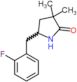 5-(2-fluorobenzyl)-3,3-dimethylpyrrolidin-2-one