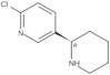 2-Chloro-5-(2R)-2-piperidinylpyridine
