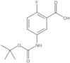 5-[[(1,1-Dimethylethoxy)carbonyl]amino]-2-fluorobenzoic acid