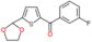 [5-(1,3-dioxolan-2-yl)-2-thienyl]-(3-fluorophenyl)methanone