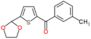 [5-(1,3-dioxolan-2-yl)-2-thienyl]-(m-tolyl)methanone