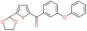 [5-(1,3-dioxolan-2-yl)-2-thienyl]-(3-phenoxyphenyl)methanone