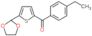 [5-(1,3-dioxolan-2-yl)-2-thienyl]-(4-ethylphenyl)methanone