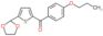 [5-(1,3-dioxolan-2-yl)-2-thienyl]-(4-propoxyphenyl)methanone