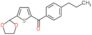 [5-(1,3-dioxolan-2-yl)-2-thienyl]-(4-propylphenyl)methanone