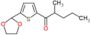 1-[5-(1,3-dioxolan-2-yl)-2-thienyl]-2-methyl-pentan-1-one