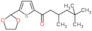 1-[5-(1,3-dioxolan-2-yl)-2-thienyl]-3,5,5-trimethyl-hexan-1-one