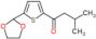 1-[5-(1,3-dioxolan-2-yl)-2-thienyl]-3-methyl-butan-1-one