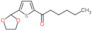 1-[5-(1,3-dioxolan-2-yl)-2-thienyl]hexan-1-one