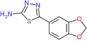 5-(1,3-benzodioxol-5-yl)-1,3,4-thiadiazol-2-amine