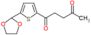 1-[5-(1,3-dioxolan-2-yl)-2-thienyl]pentane-1,4-dione