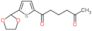 1-[5-(1,3-dioxolan-2-yl)-2-thienyl]hexane-1,5-dione