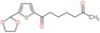 1-[5-(1,3-dioxolan-2-yl)-2-thienyl]heptane-1,6-dione