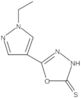 5-(1-Ethyl-1H-pyrazol-4-yl)-1,3,4-oxadiazole-2(3H)-thione
