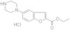 5-(1-piperazinyl)-2-benzofurancarboxylic acid ethyl ester hydrochloride