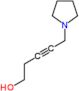 5-pyrrolidin-1-ylpent-3-yn-1-ol