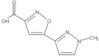 5-(1-Methyl-1H-pyrazol-3-yl)-3-isoxazolecarboxylic acid