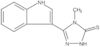 2,4-Dihydro-5-(1H-indol-3-yl)-4-methyl-3H-1,2,4-triazole-3-thione