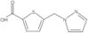 5-(1H-Pyrazol-1-ylmethyl)-2-thiophenecarboxylic acid