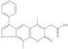 5,9-Dimethyl-7-oxo-3-phenyl-7H-furo[3,2-g][1]benzopyran-6-acetic acid