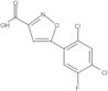 5-(2,4-Dichloro-5-fluorophenyl)-3-isoxazolecarboxylic acid