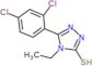 5-(2,4-Dichlorophenyl)-4-ethyl-2,4-dihydro-3H-1,2,4-triazole-3-thione