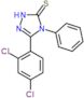 5-(2,4-dichlorophenyl)-4-phenyl-2,4-dihydro-3H-1,2,4-triazole-3-thione