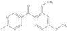 (2,4-Dimethoxyphenyl)(6-methyl-3-pyridinyl)methanone