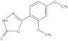 5-(2,4-Dimethoxyphenyl)-1,3,4-oxadiazole-2(3H)-thione