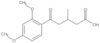 2,4-Dimethoxy-β-methyl-δ-oxobenzenepentanoic acid