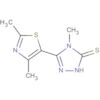 3H-1,2,4-Triazole-3-thione,5-(2,4-dimethyl-5-thiazolyl)-2,4-dihydro-4-methyl-