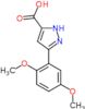 3-(2,5-dimethoxyphenyl)-1H-pyrazole-5-carboxylic acid