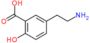 5-(2-aminoethyl)-2-hydroxy-benzoic acid