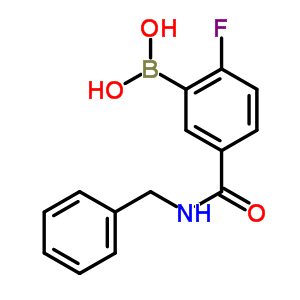 B-[2-Fluoro-5-[[(phenylmethyl)amino]carbonyl]phenyl]boronic acid