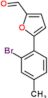 5-(2-bromo-4-methylphenyl)furan-2-carbaldehyde