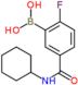 [5-(cyclohexylcarbamoyl)-2-fluoro-phenyl]boronic acid
