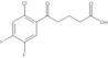 2-Chloro-4,5-difluoro-δ-oxobenzenepentanoic acid