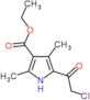 ethyl 5-(chloroacetyl)-2,4-dimethyl-1H-pyrrole-3-carboxylate