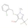 1H-Pyrazole-4-carboxaldehyde,5-[[(2-chlorophenyl)methyl]thio]-1-methyl-3-(trifluoromethyl)-
