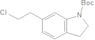 1H-Indole-1-carboxylic acid, 5-(2-chloroethyl)-2,3-dihydro-, 1,1-diMethylethyl ester