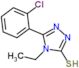 5-(2-chlorophenyl)-4-ethyl-2,4-dihydro-3H-1,2,4-triazole-3-thione