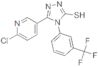 5-(6-Chloro-3-pyridinyl)-2,4-dihydro-4-[3-(trifluoromethyl)phenyl]-3H-1,2,4-triazole-3-thione