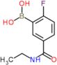 B-[5-[(Ethylamino)carbonyl]-2-fluorophenyl]boronic acid