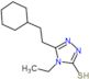 5-(2-cyclohexylethyl)-4-ethyl-2,4-dihydro-3H-1,2,4-triazole-3-thione