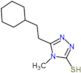 5-(2-cyclohexylethyl)-4-methyl-4H-1,2,4-triazole-3-thiol