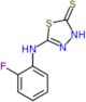 5-[(2-fluorophenyl)amino]-1,3,4-thiadiazole-2(3H)-thione