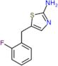 5-(2-fluorobenzyl)-1,3-thiazol-2-amine